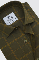 GREEN CHECK SHIRT